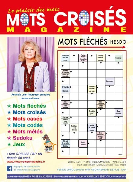 Mots Croises Magazine – 23 Mai 2024 Cover
