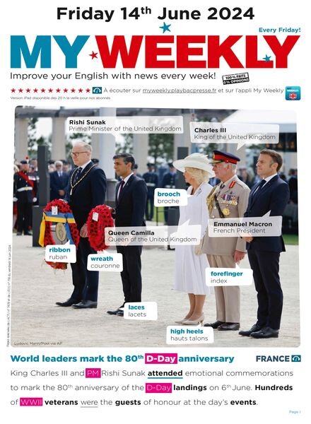 My Weekly fr – 14 Juin 2024 Cover