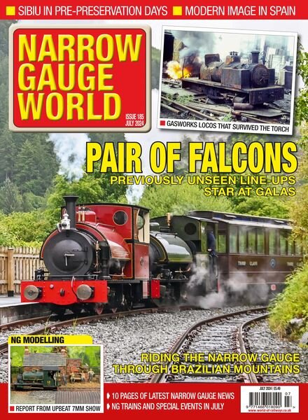 Narrow Gauge World – Issue 185 – July 2024 Cover