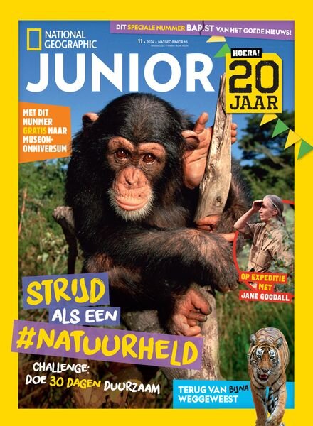 National Geographic Junior Nederland – 14 Juni 2024 Cover