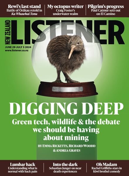 New Zealand Listener – Issue 25 – June 29 2024 Cover