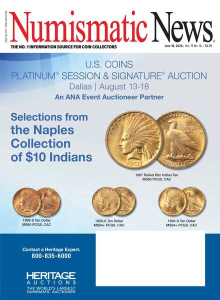 Numismatic News – June 18 2024 Cover