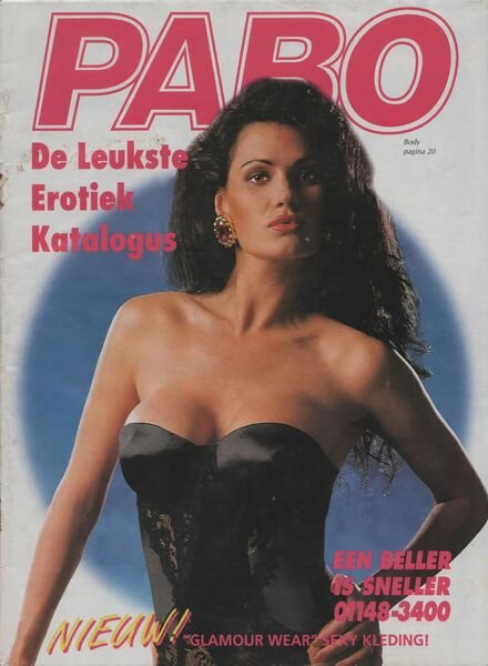 Pabo Erotic Catalogue – September 1995 Cover