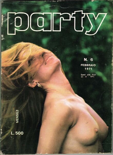 Party – N 6 Febbraio 1971 Cover