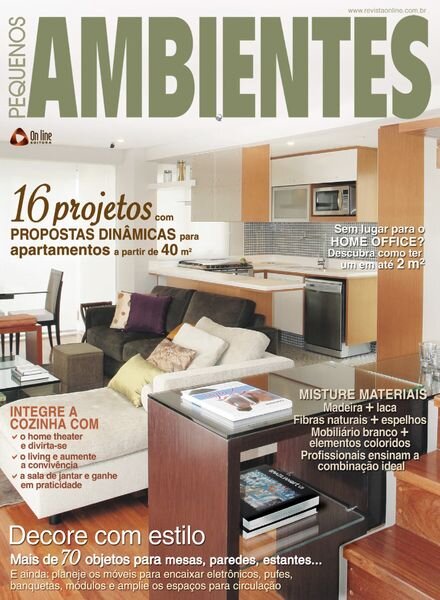 Pequenos Ambientes – 31 Maio 2024 Cover