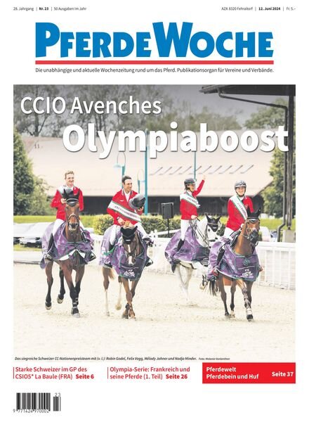 PferdeWoche – 12 Juni 2024 Cover