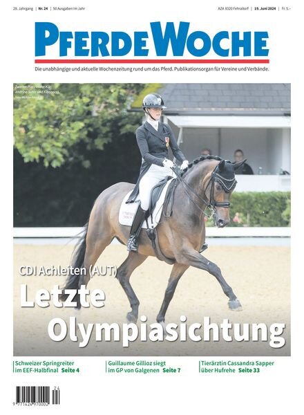 PferdeWoche – 19 Juni 2024 Cover