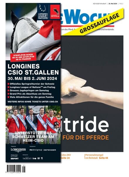 PferdeWoche – 29 Mai 2024 Cover