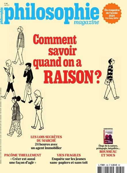 Philosophie Magazine France – Juin 2024 Cover