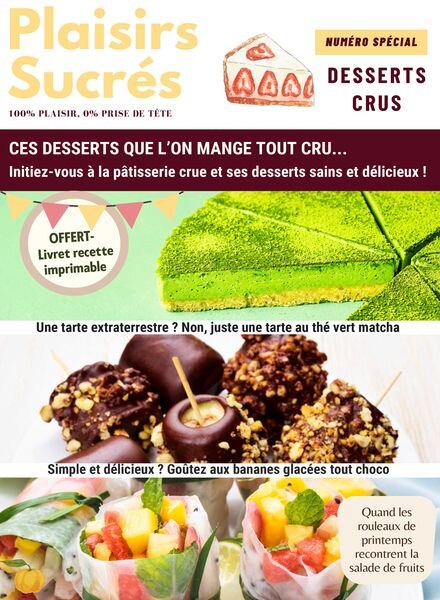 Plaisirs Sucres – 30 Mai 2024 Cover