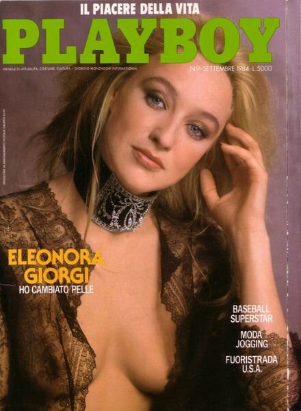 Playboy Italia – N 9 Settembre 1984 Cover