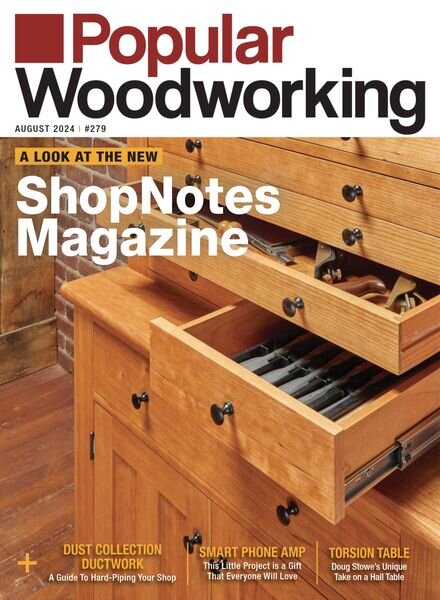 Popular Woodworking – July-August 2024 Cover