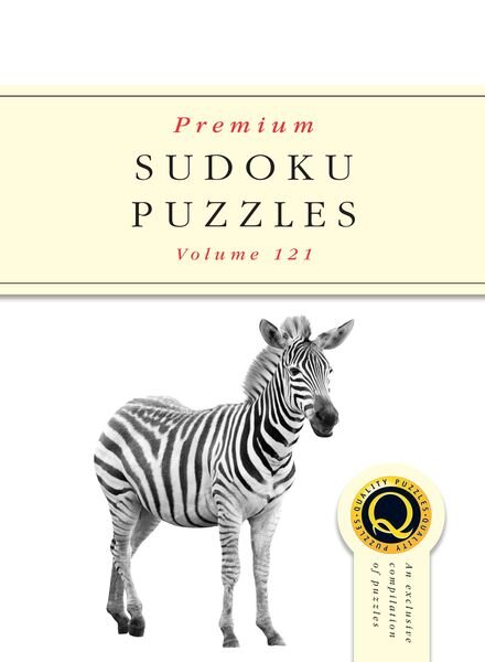 Premium Sudoku Puzzles – Issue 121 2024 Cover