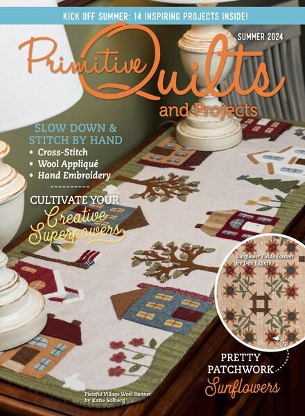 Primitive Quilts and Projects – Summer 2024 Cover