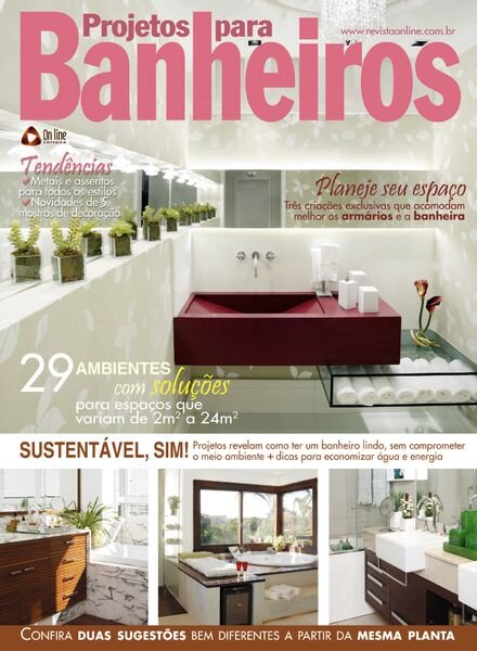 Projetos para Banheiros – 31 Maio 2024 Cover
