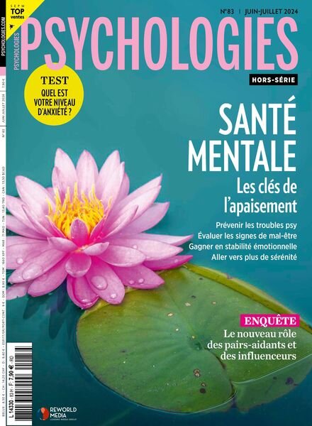 Psychologies – Hors-Serie N 83 – Juin-Juillet 2024 Cover