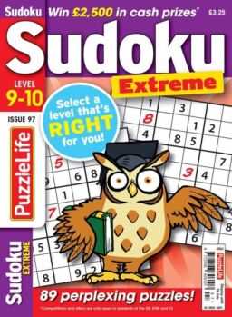 PuzzleLife Sudoku Extreme – Issue 97 – June 2024
