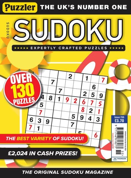 Puzzler Sudoku – Issue 255 2024 Cover