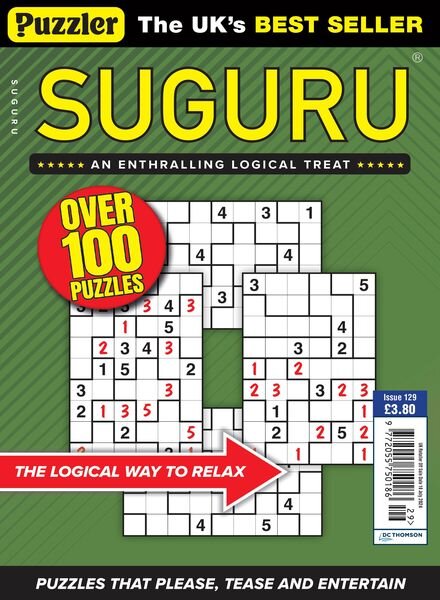 Puzzler Suguru – Issue 129 2024 Cover