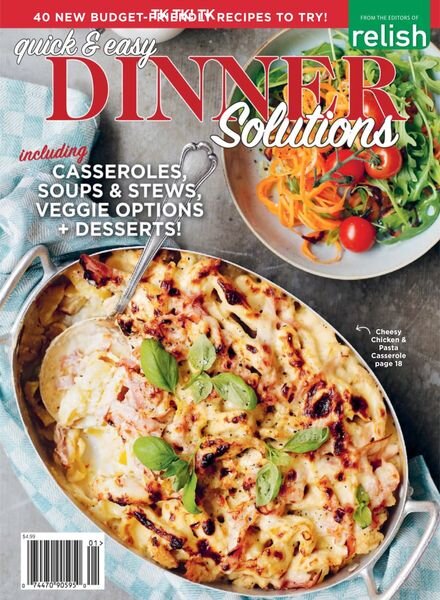Quick & Easy Dinner Solutions – 2024 Cover