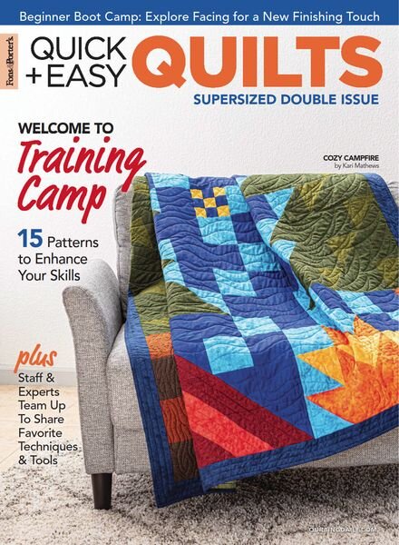Quick+Easy Quilts – August-September + October-November 2024 Cover