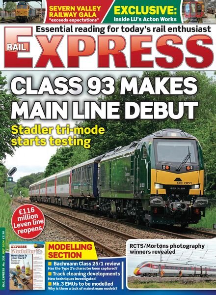 Rail Express – Issue 338 – July 2024 Cover