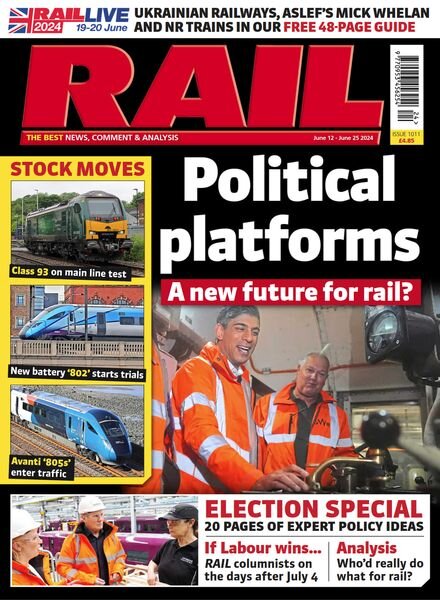 Rail – Issue 1011 – June 12 2024 Cover