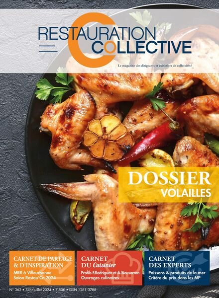 Restauration Collective – Juin-Juillet 2024 Cover