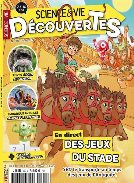 Science & Vie Decouvertes – Juillet 2024 Cover
