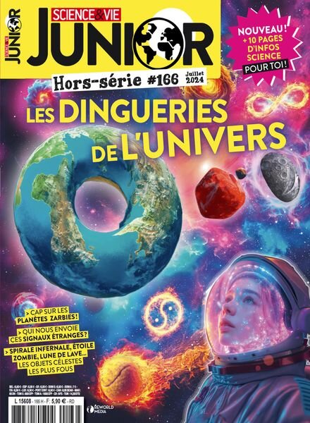 Science & Vie Junior – Hors-Serie N 166 – Juillet 2024 Cover