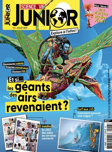 Science & Vie Junior – Juillet 2024 Cover