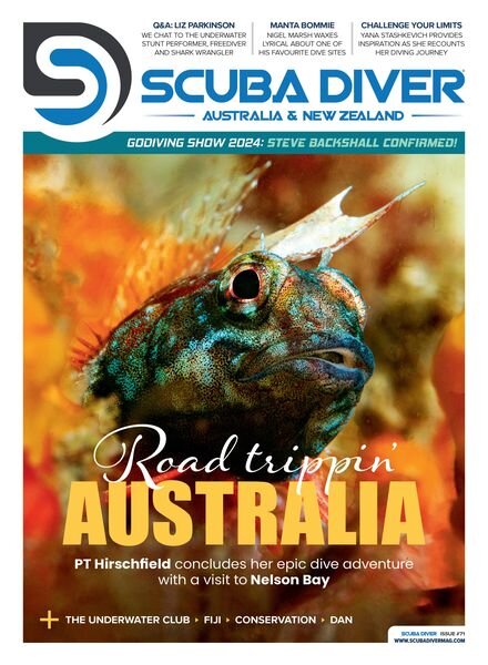 Scuba Diver Australia & New Zealand – Issue 71 2024 Cover