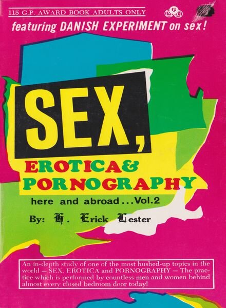 Sex, Erotica & Pornography – Vol 2 1970 Cover
