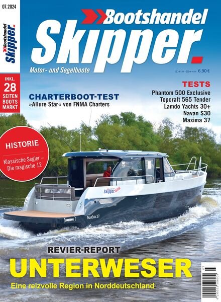 Skipper Bootshandel – Juli 2024 Cover