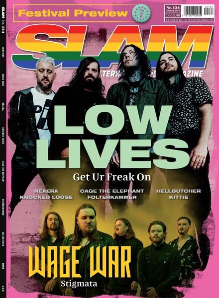 SLAM Alternative Music Magazine – Juli-August 2024 Cover
