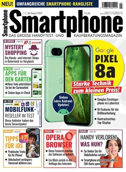 Smartphone Magazin – Juli-August 2024 Cover