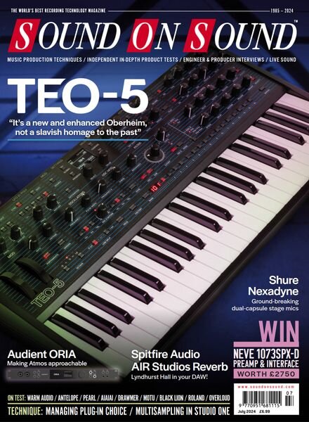 Sound On Sound UK – July 2024 Cover