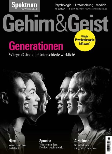 Spektrum Gehirn&Geist – Juli 2024 Cover