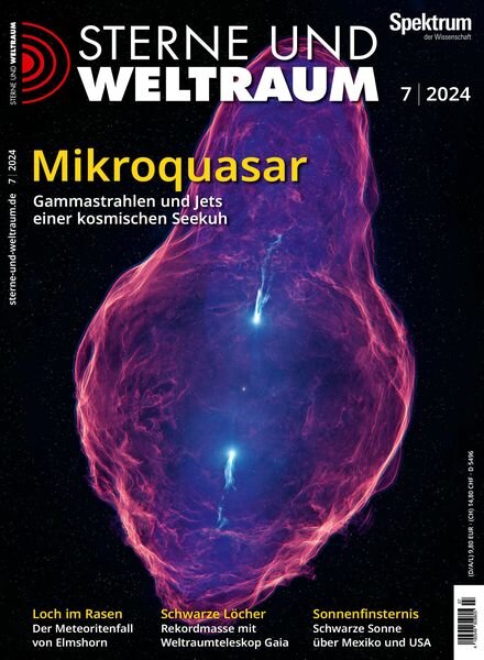 Spektrum Sterne und Weltraum – Juli 2024 Cover