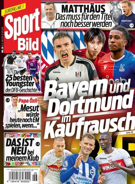 Sport Bild – 26 Juni 2024 Cover