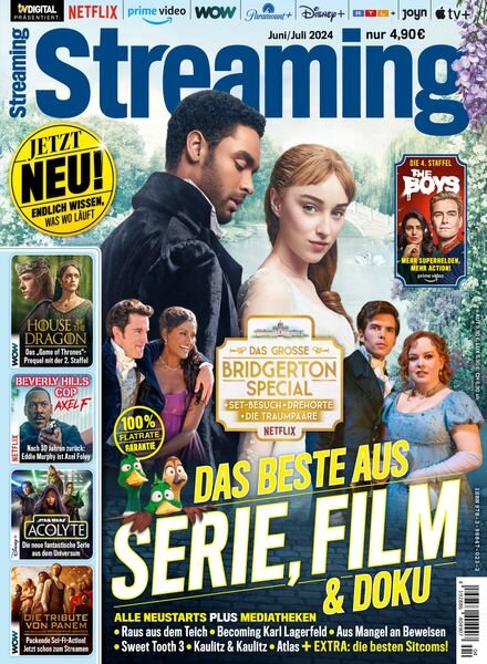Streaming by TV Digital – Juni-Juli 2024 Cover