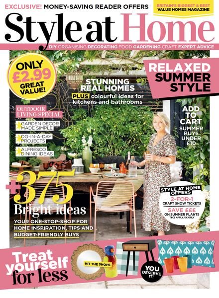 Style at Home UK – July 2024 Cover