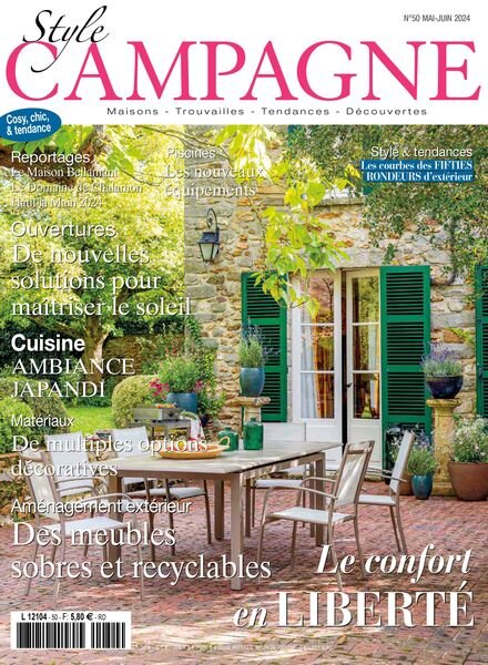Style Campagne – Mai-Juin 2024 Cover