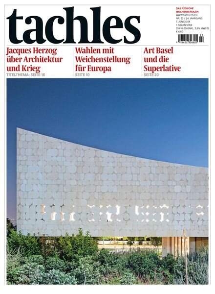 Tachles – 7 Juni 2024 Cover