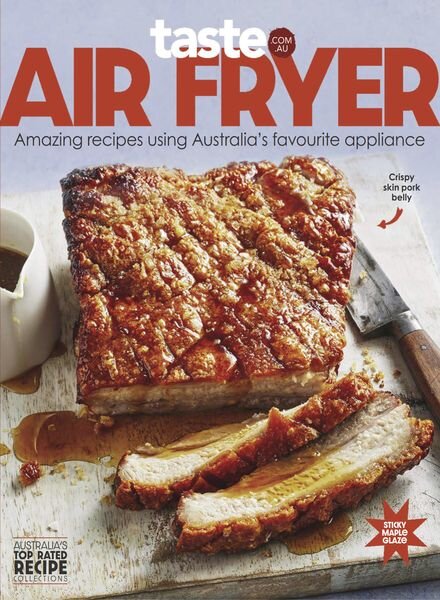 taste.com.au Cookbooks – Issue 81 Air Fryer – June 2024 Cover