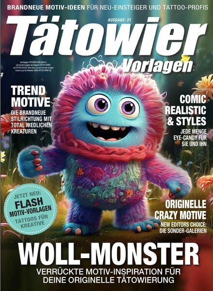 Tatowier-Vorlagen – 31 Mai 2024 Cover