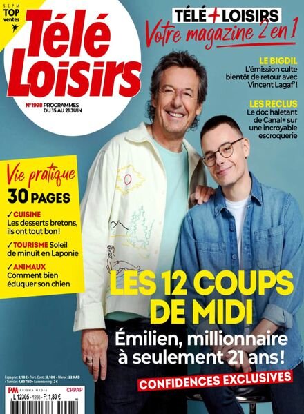 Tele Loisirs – 10 Juin 2024 Cover