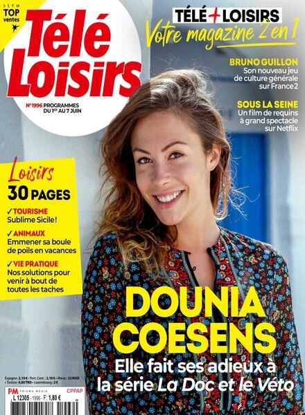 Tele Loisirs – 27 Mai 2024 Cover
