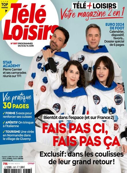 Tele Loisirs – 3 Juin 2024 Cover