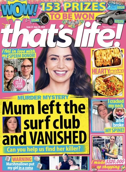 that’s life! Australia – Issue 25 – June 20 2024 Cover